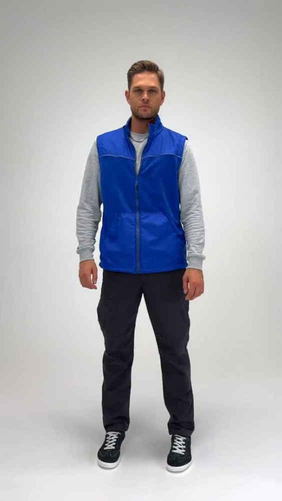 Жилет КОТПРОФИ комбинированный василек